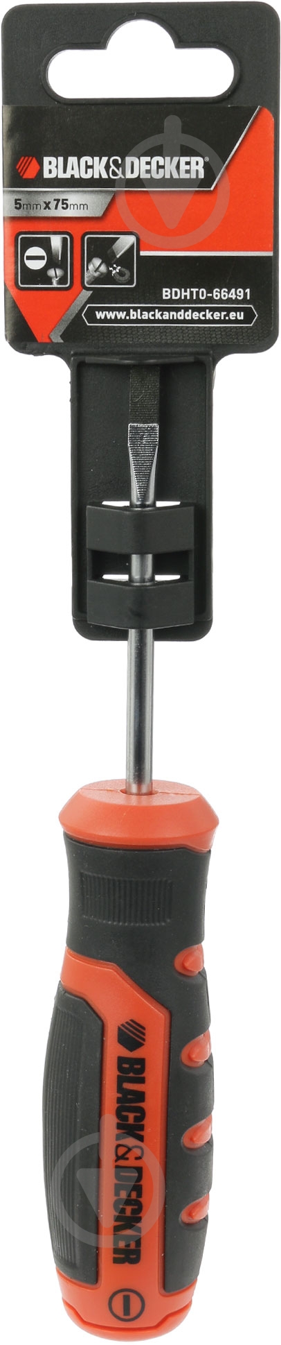 Отвертка Black+Decker SL5×75 мм BDHT0-66491 - фото 2 Отвертка Black+Decker SL5×75 мм BDHT0-66491 - фото 2