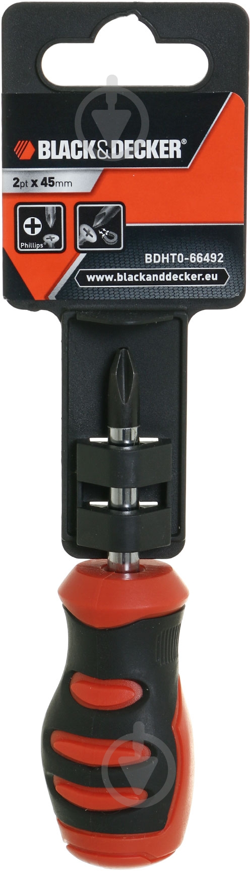 Отвертка Black+Decker PH2×45 мм BDHT0-66492 - фото 2 Отвертка Black+Decker PH2×45 мм BDHT0-66492 - фото 2