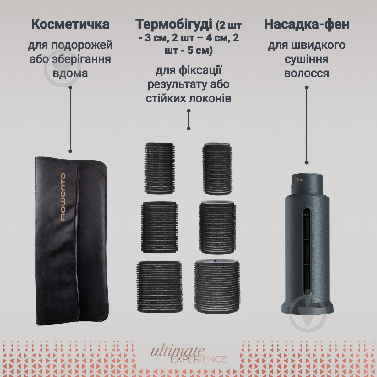 ВИТРИНА! Фен-щетка Rowenta Air Rotate 3в1 UB9920E0 - фото 4 ВИТРИНА! Фен-щетка Rowenta Air Rotate 3в1 UB9920E0 - фото 4