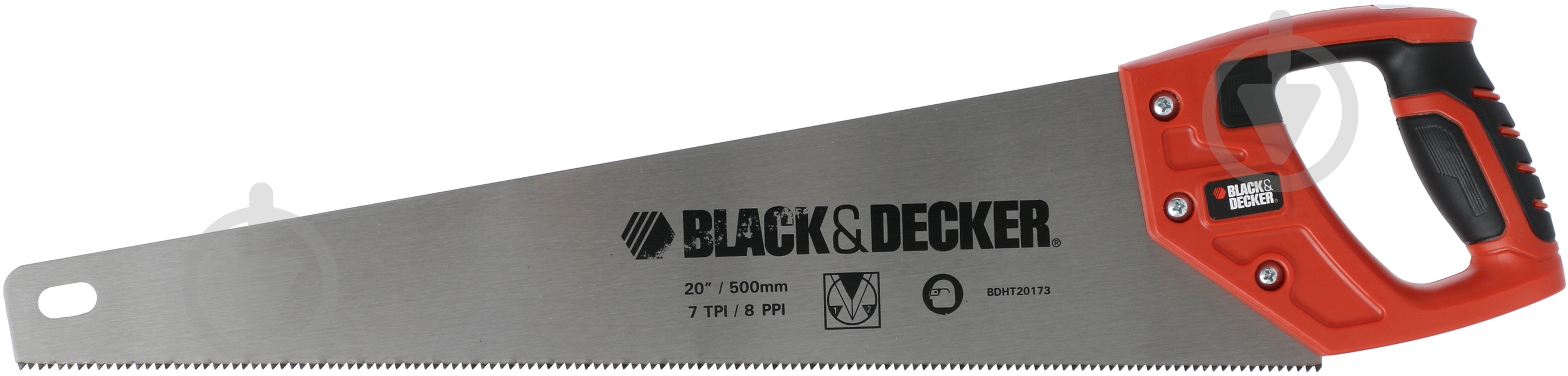 Пила по дереву 500 мм Black+Decker BDHT0-20173 - фото 1
