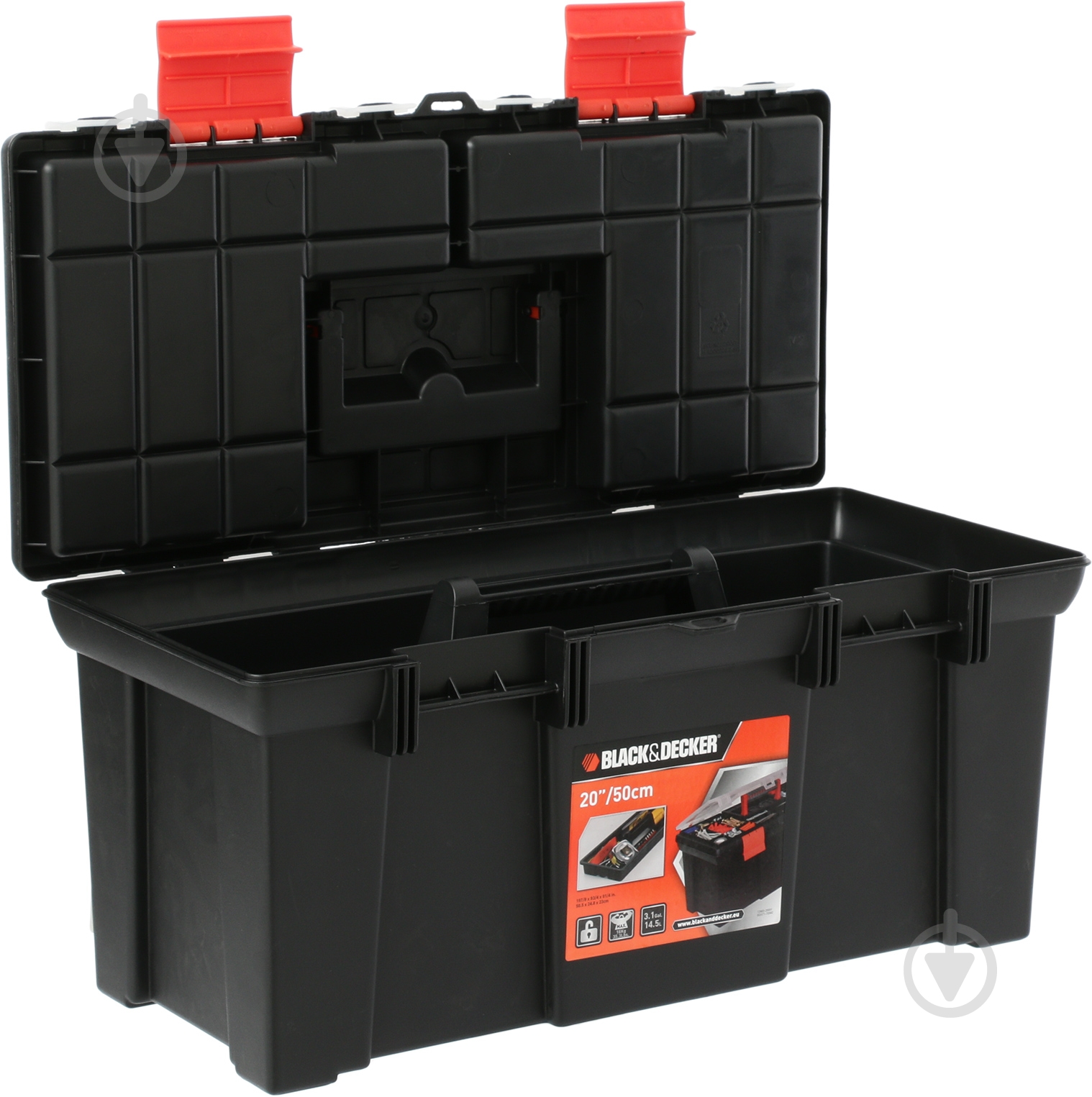 Ящик для ручного инструмента Black+Decker 20" BDST1-70582 - фото 3 Ящик для ручного инструмента Black+Decker 20" BDST1-70582 - фото 3