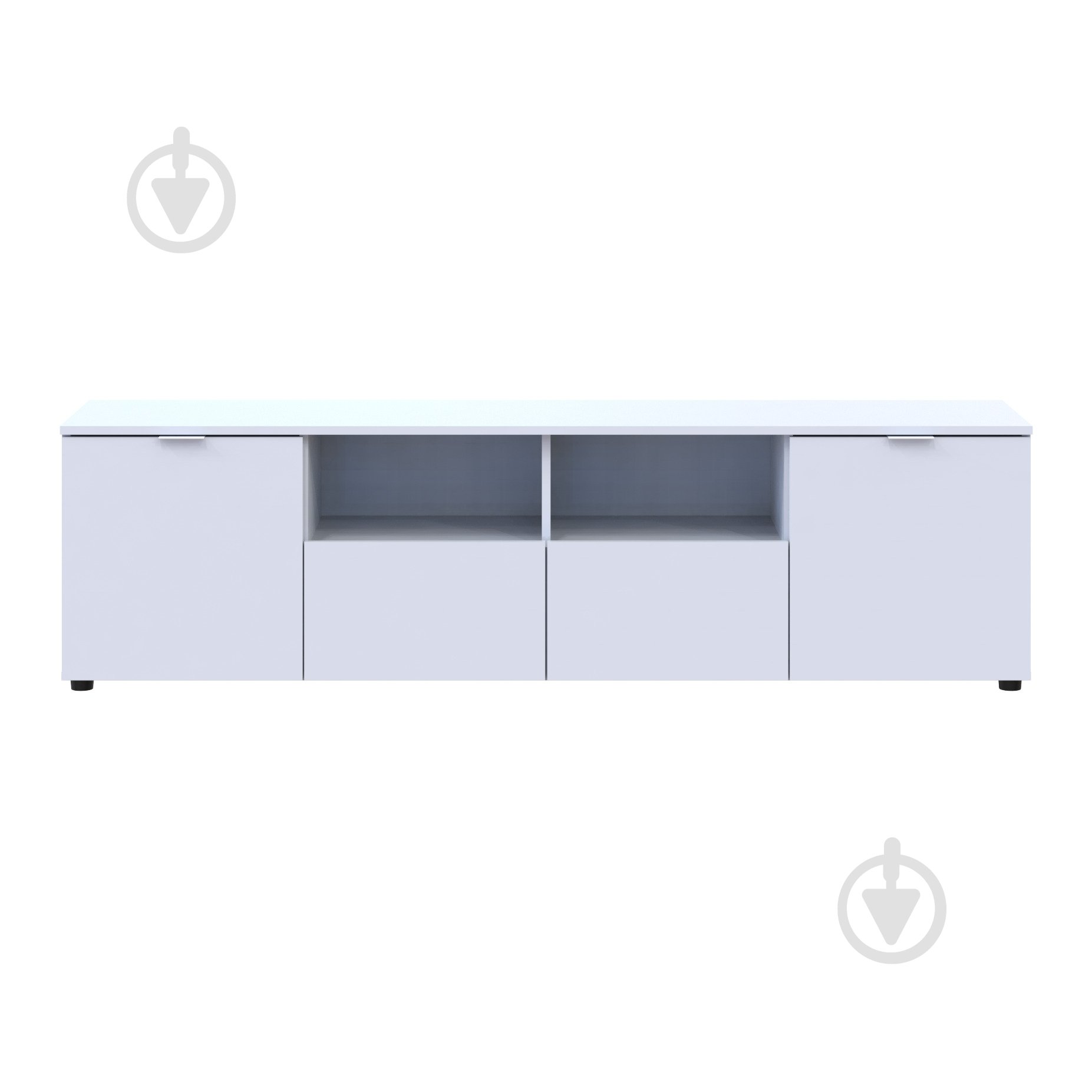 Комод Doros Рон 4 1800x500x380 мм белый/белый - фото 5 Комод Doros Рон 4 1800x500x380 мм белый/белый - фото 5