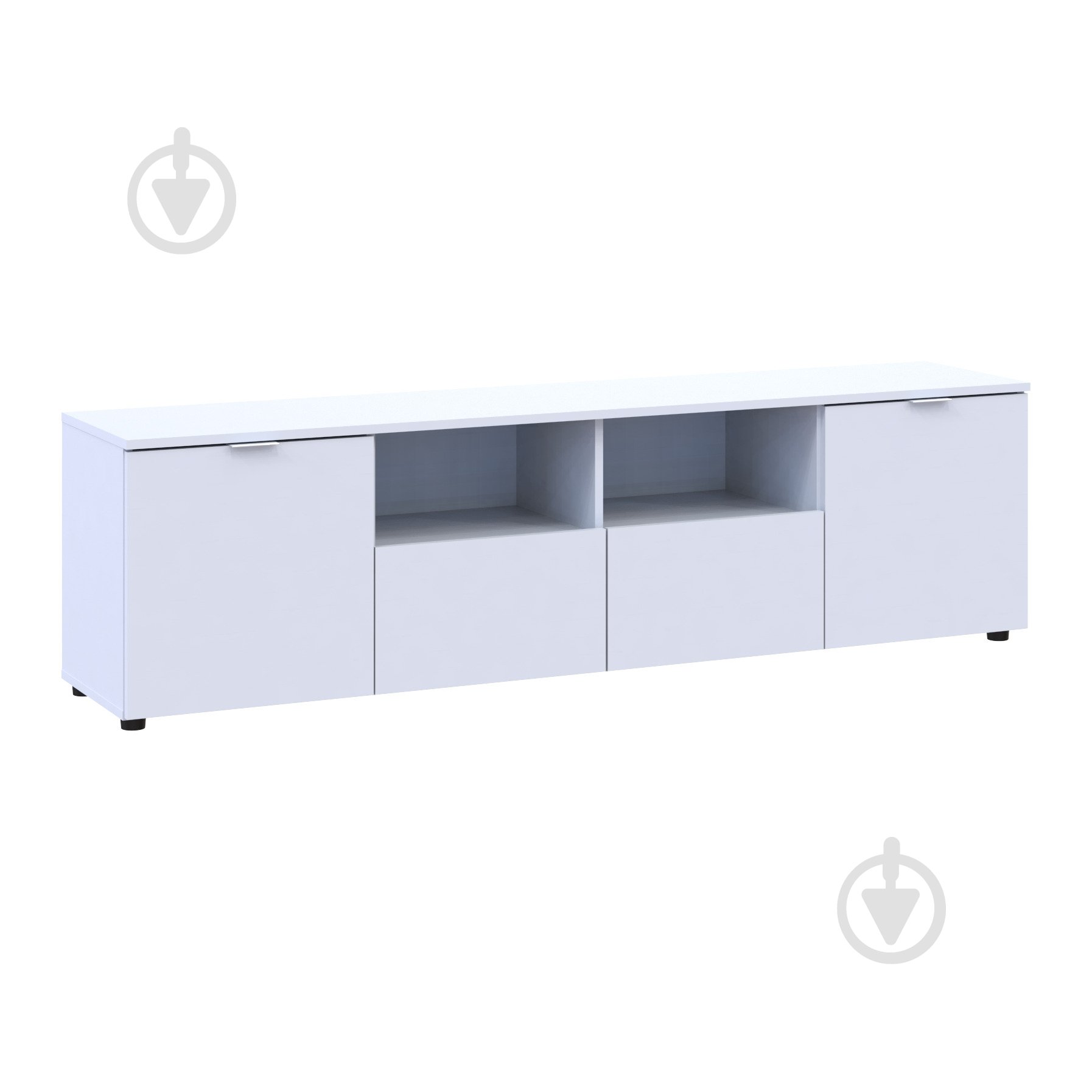 Комод Doros Рон 4 1800x500x380 мм белый/белый - фото 4 Комод Doros Рон 4 1800x500x380 мм белый/белый - фото 4