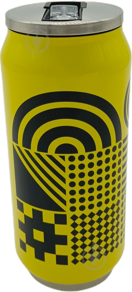 Термочашка Flamberg Yellow geometry 400 мл - фото 1 Термочашка Flamberg Yellow geometry 400 мл - фото 1