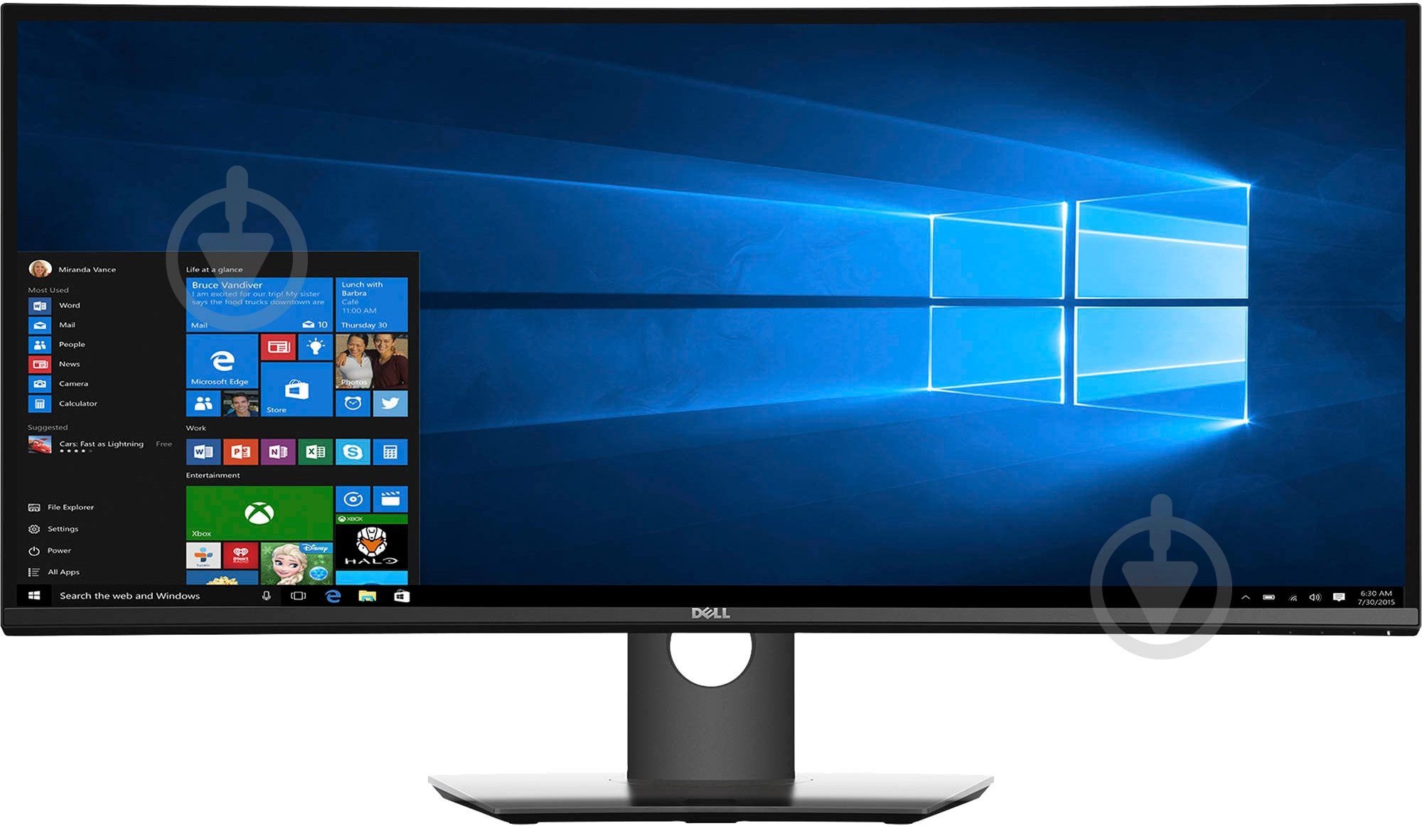 Монитор Dell UltraSharp U3417W 34" (210-AJYN) - фото 1