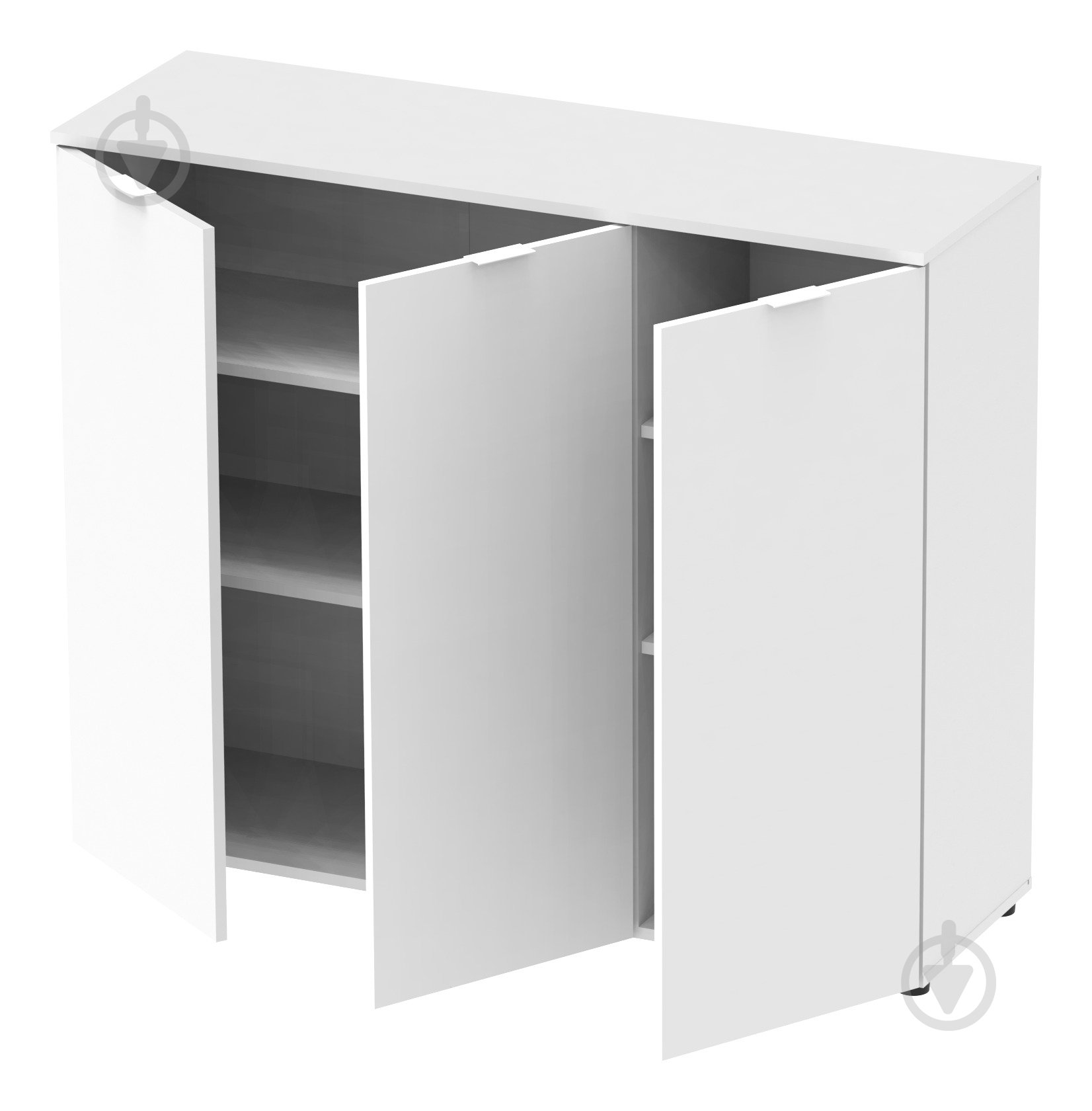 Комод Doros Рон 6 1200x1000x380 мм білий/білий - фото 3