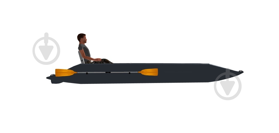 Катамаран BoatHouse надувной Stream 485 серый - фото 3