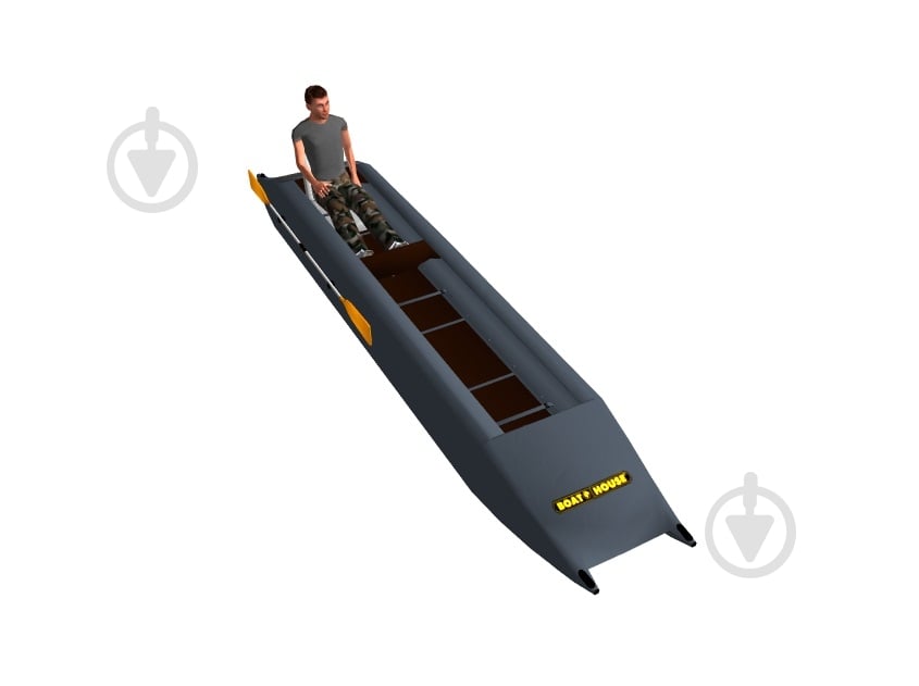 Катамаран BoatHouse надувной Stream 485 серый - фото 1