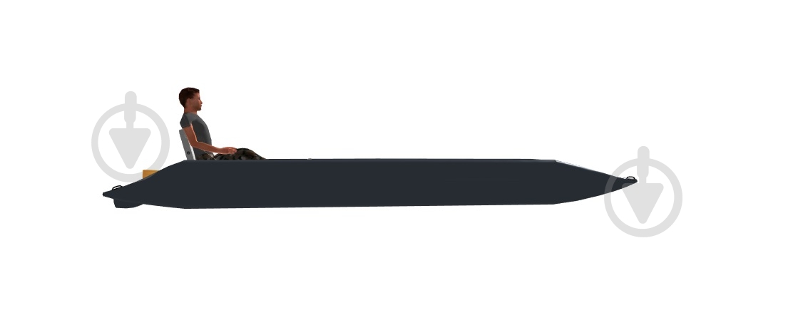 Катамаран BoatHouse надувной Stream 550 серый - фото 2