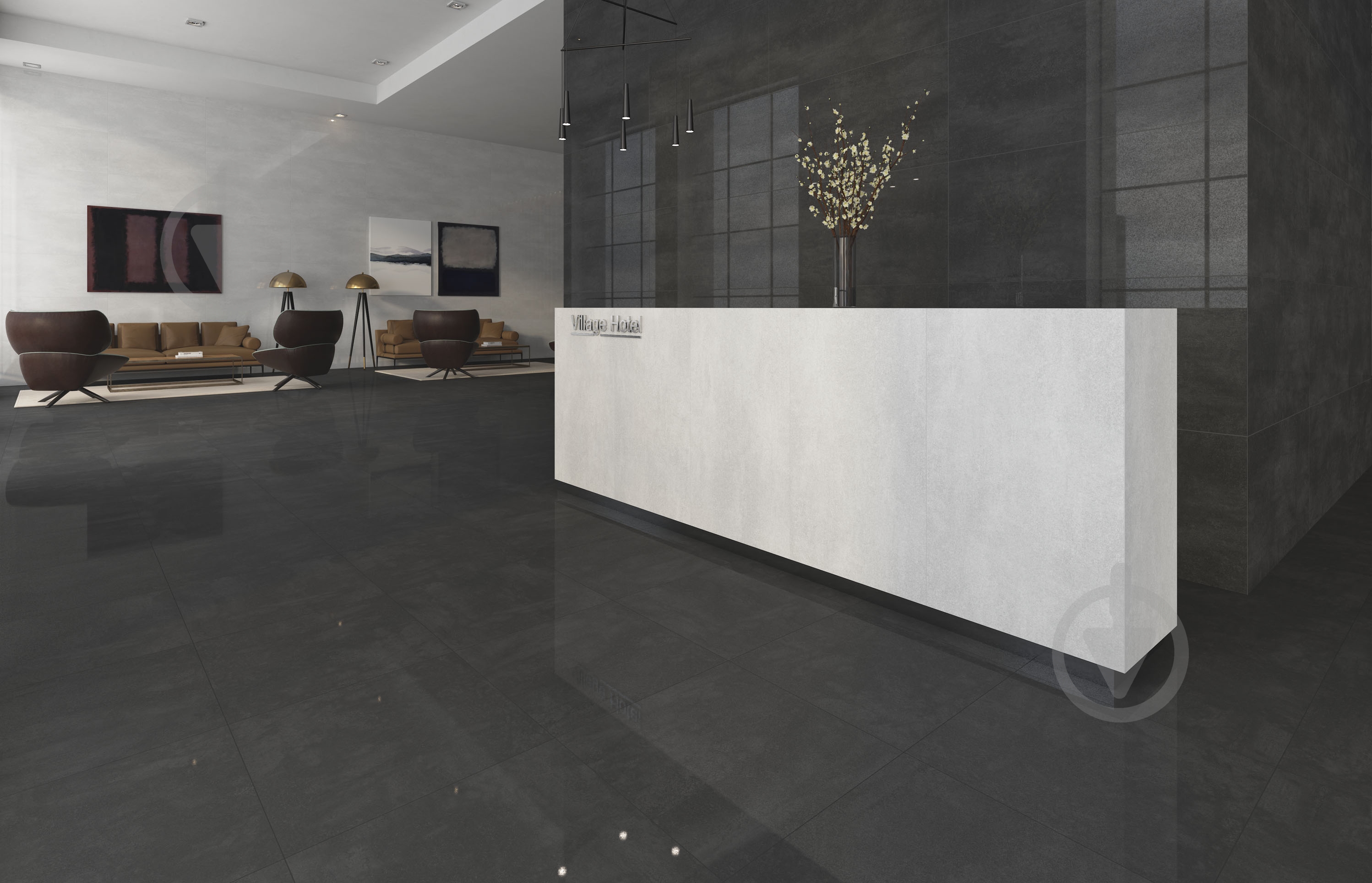 Плитка Emigres Slab Negro 30x90 - фото 6