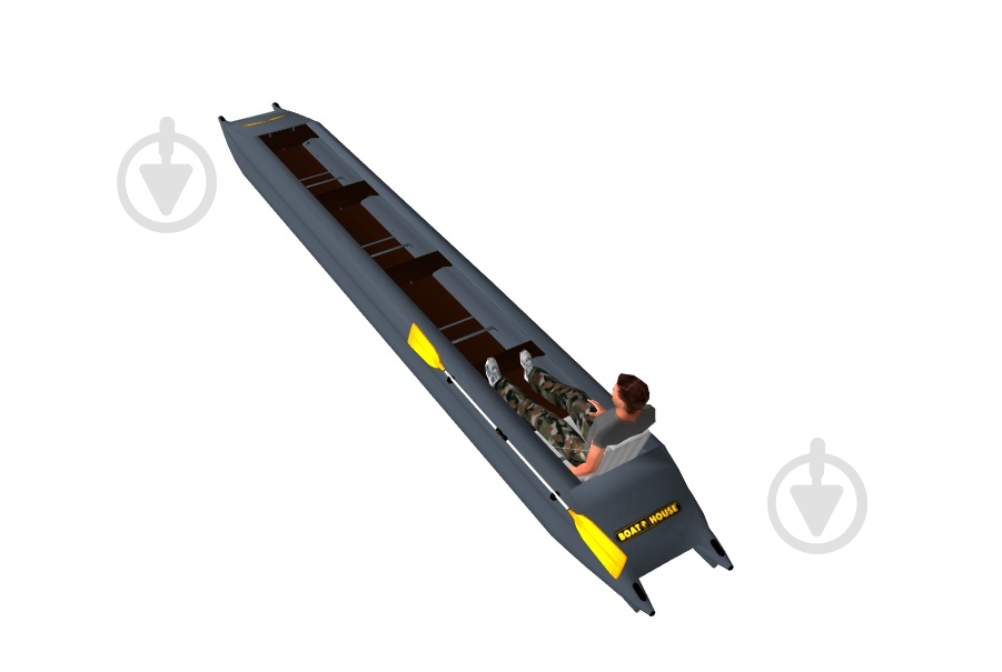 Катамаран BoatHouse надувной Stream 680 серый - фото 3 Катамаран BoatHouse надувной Stream 680 серый - фото 3