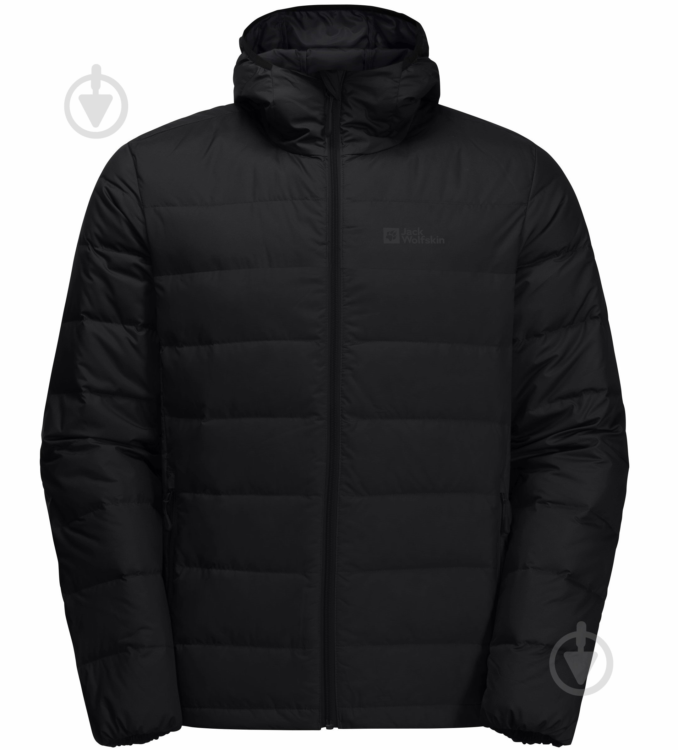 Куртка мужская демисезонная Jack Wolfskin ATHER DOWN HOODY M RDS 1207671_6000 р.4XL черная - фото 1