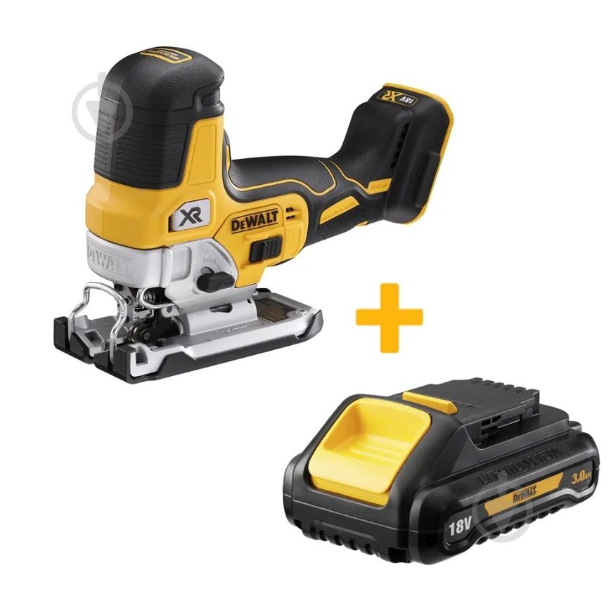 Электролобзик DeWalt DCS335N+DCB187 - фото 1