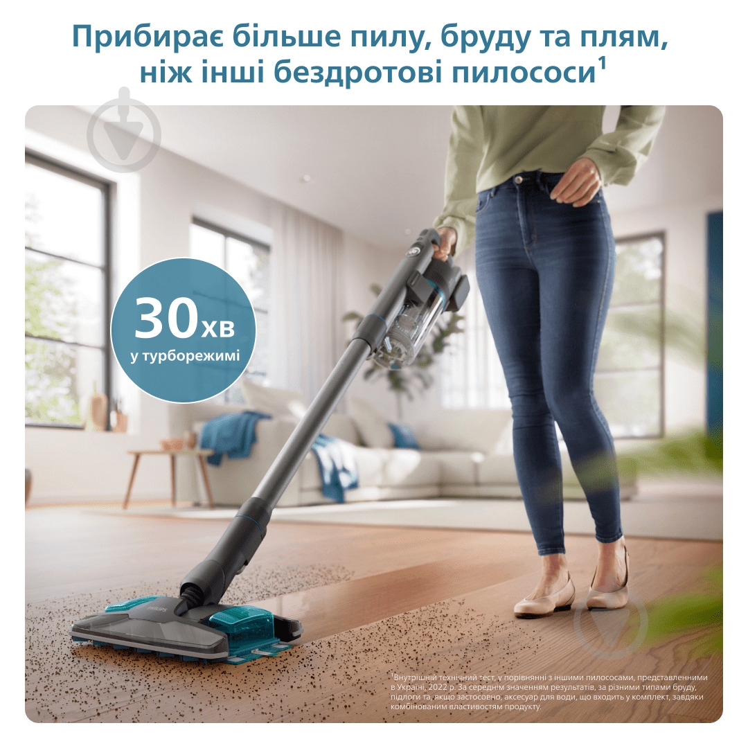 ВИТРИНА! Пылесос аккумуляторный Philips XC8057/01 - фото 5 ВИТРИНА! Пылесос аккумуляторный Philips XC8057/01 - фото 5