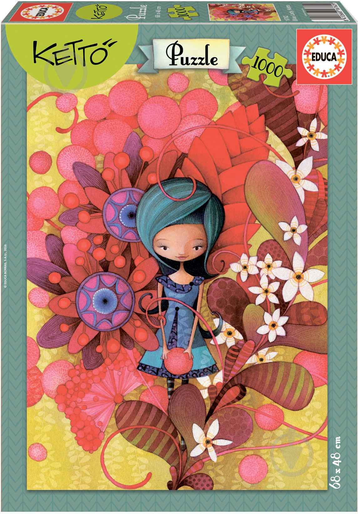 Пазл Educa Кетто: Девочка в синем EDU-16762 - фото 1