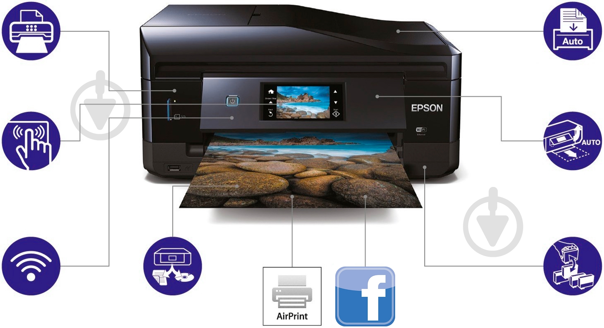 МФУ Epson Expression Premium XP-820 А4 (C11CD99402) - фото 3