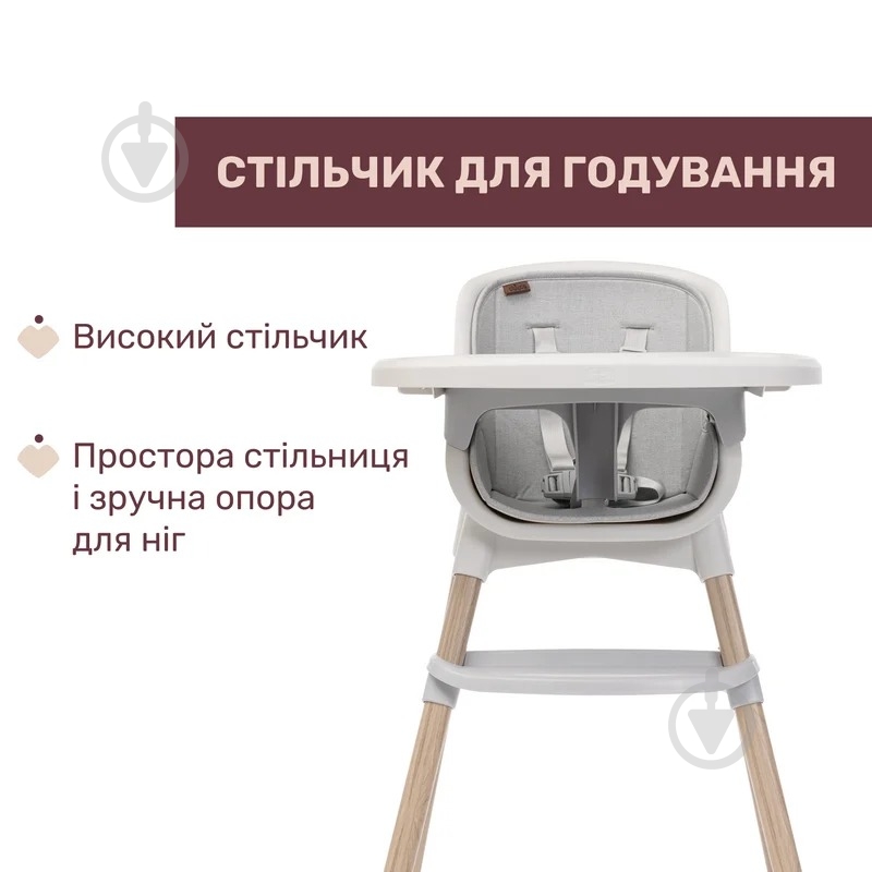 Стульчик для кормления Chicco Polly Zest Plus - фото 2