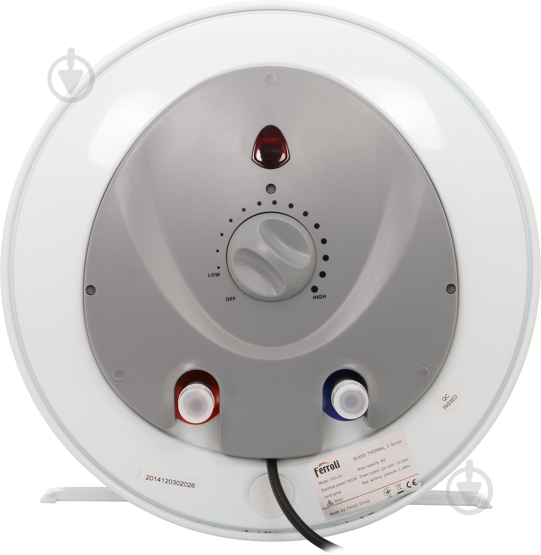 Бойлер Ferroli Glass Thermal 3 VBO40 - фото 3