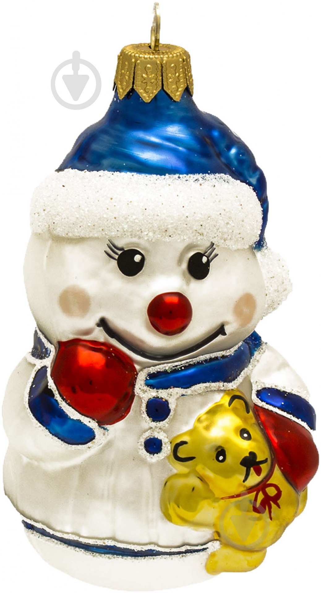 Елочная игрушка Ф-519 Снеговик 10 см - фото 1 Елочная игрушка Ф-519 Снеговик 10 см - фото 1