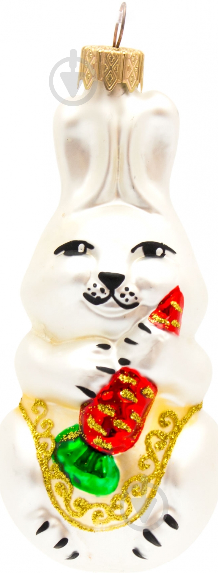 Елочная игрушка Ф-51 Зайчик 11 см - фото 1