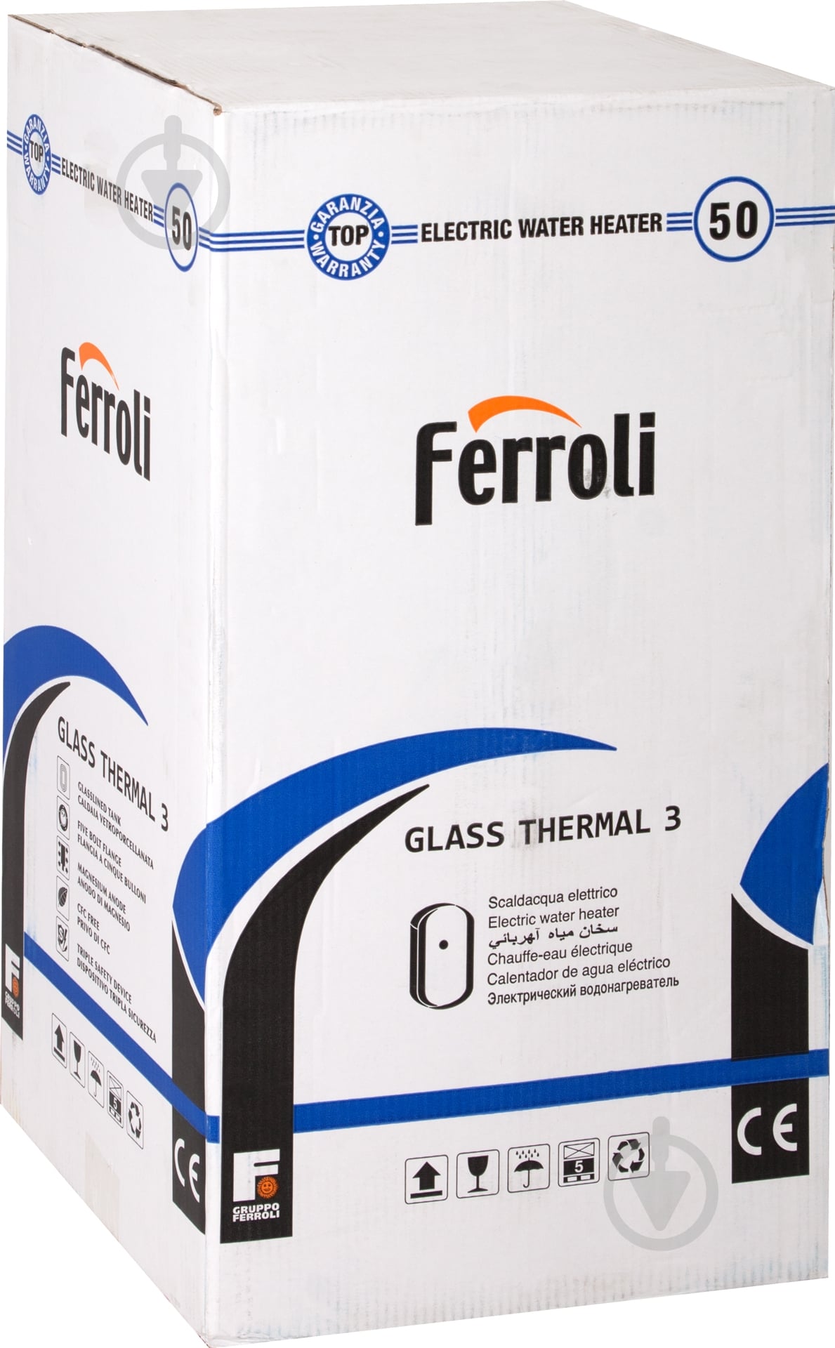 Бойлер Ferroli Glass Thermal 3 HBO50 - фото 6 Бойлер Ferroli Glass Thermal 3 HBO50 - фото 6