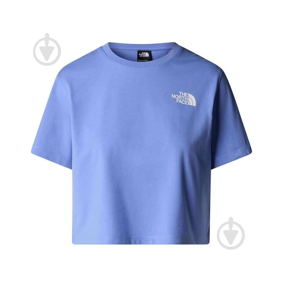 Футболка Cropped Simple SS25 NF0A87U40YI р.L синий - фото 4
