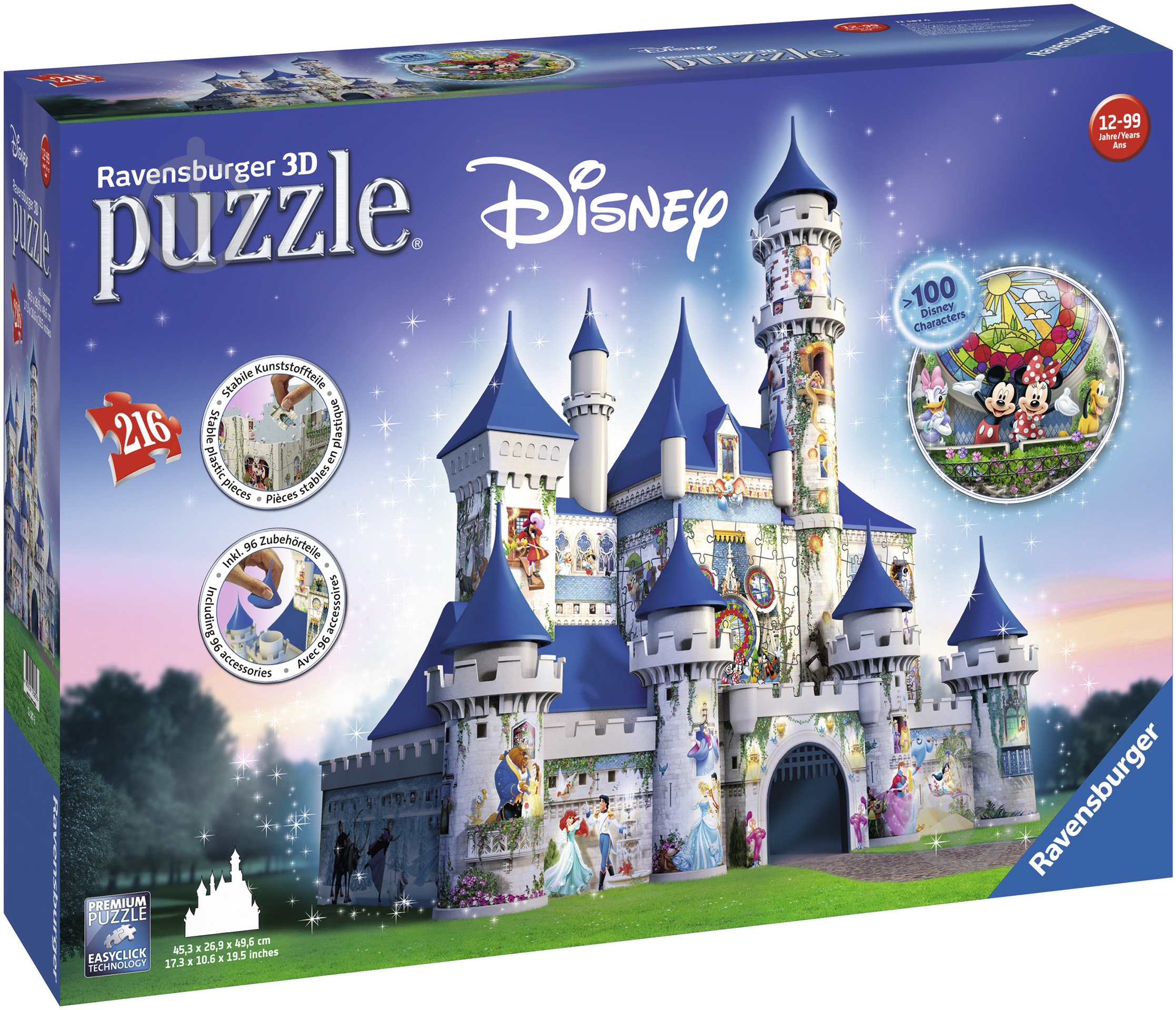 ᐉ 3D-пазл Ravensburger Діснеївський замок RSV-125876 • Краща ціна
