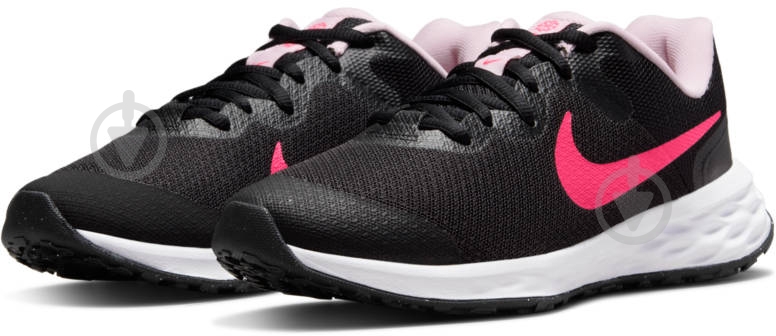 Кроссовки демисезонные Nike REVOLUTION 6 DD1096-007 р.40 черные - фото 4