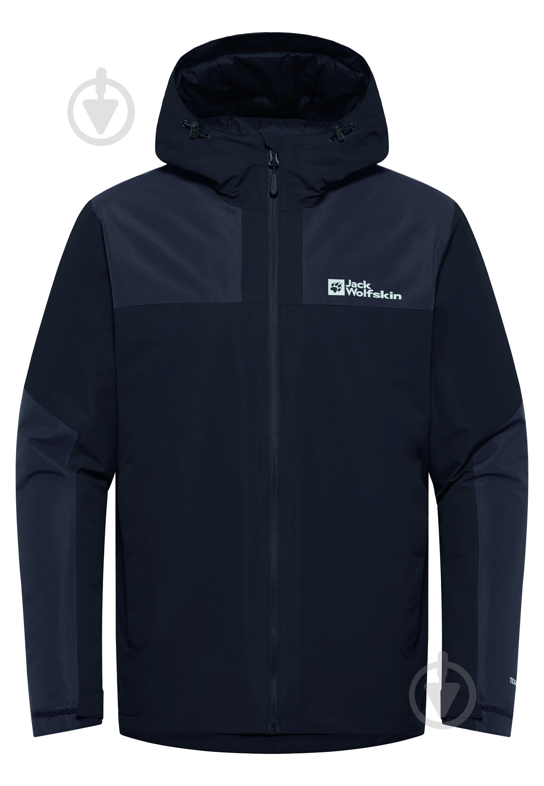 Куртка мужская демисезонная Jack Wolfskin JASPER INS JKT M A61872_6000 р.S черная - фото 4 Куртка мужская демисезонная Jack Wolfskin JASPER INS JKT M A61872_6000 р.S черная - фото 4