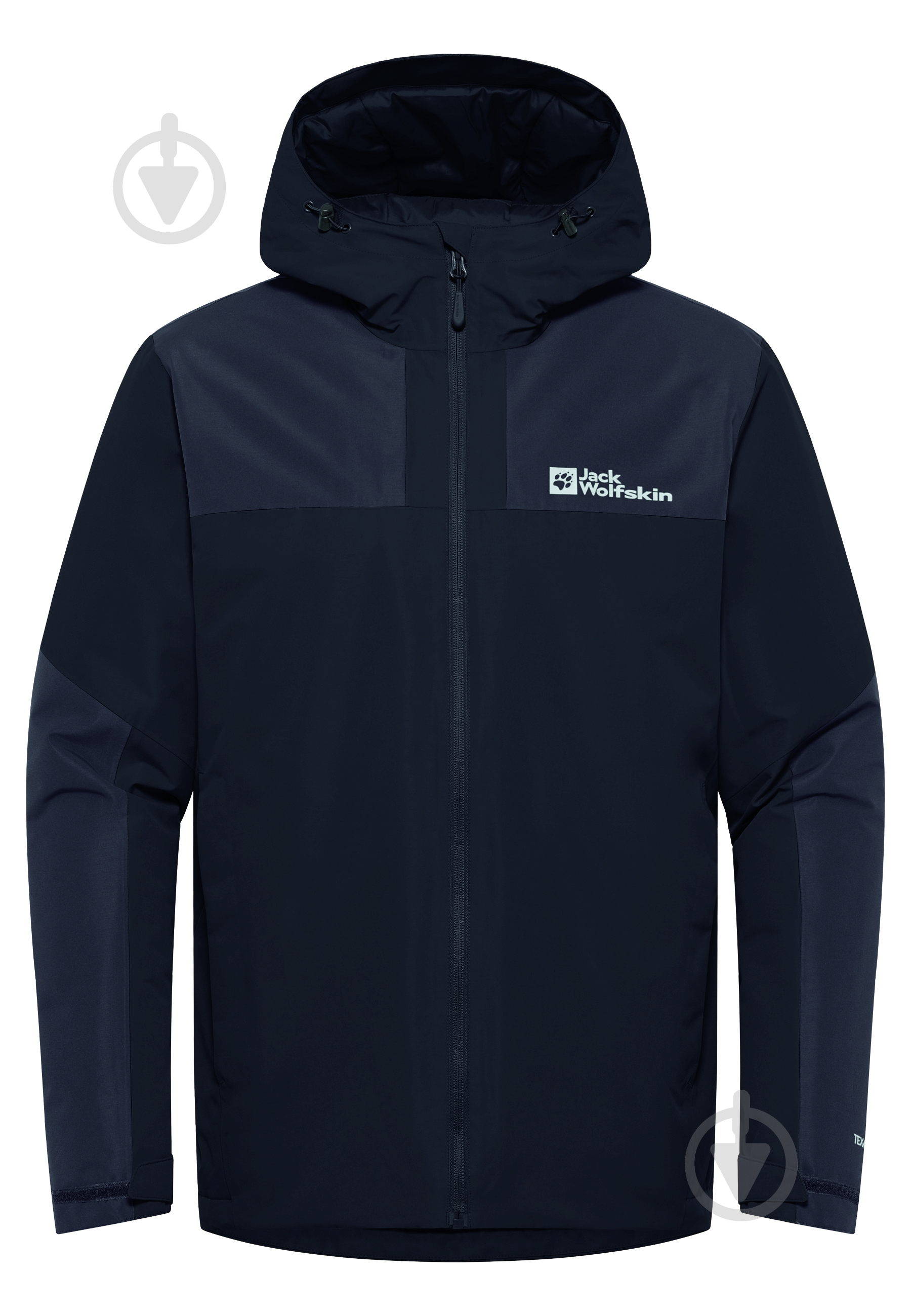 Куртка мужская демисезонная Jack Wolfskin JASPER INS JKT M A61872_6000 р.2XL черная - фото 4 Куртка мужская демисезонная Jack Wolfskin JASPER INS JKT M A61872_6000 р.2XL черная - фото 4