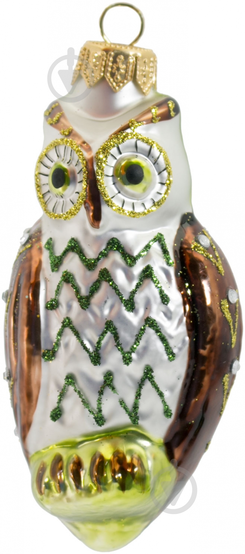Елочная игрушка Ф-352 Сова 4 см - фото 1