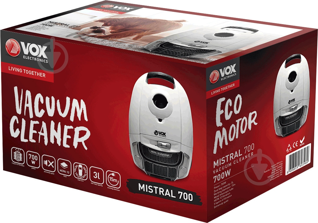 Пилосос VOX Electronics Mistral700 - фото 2