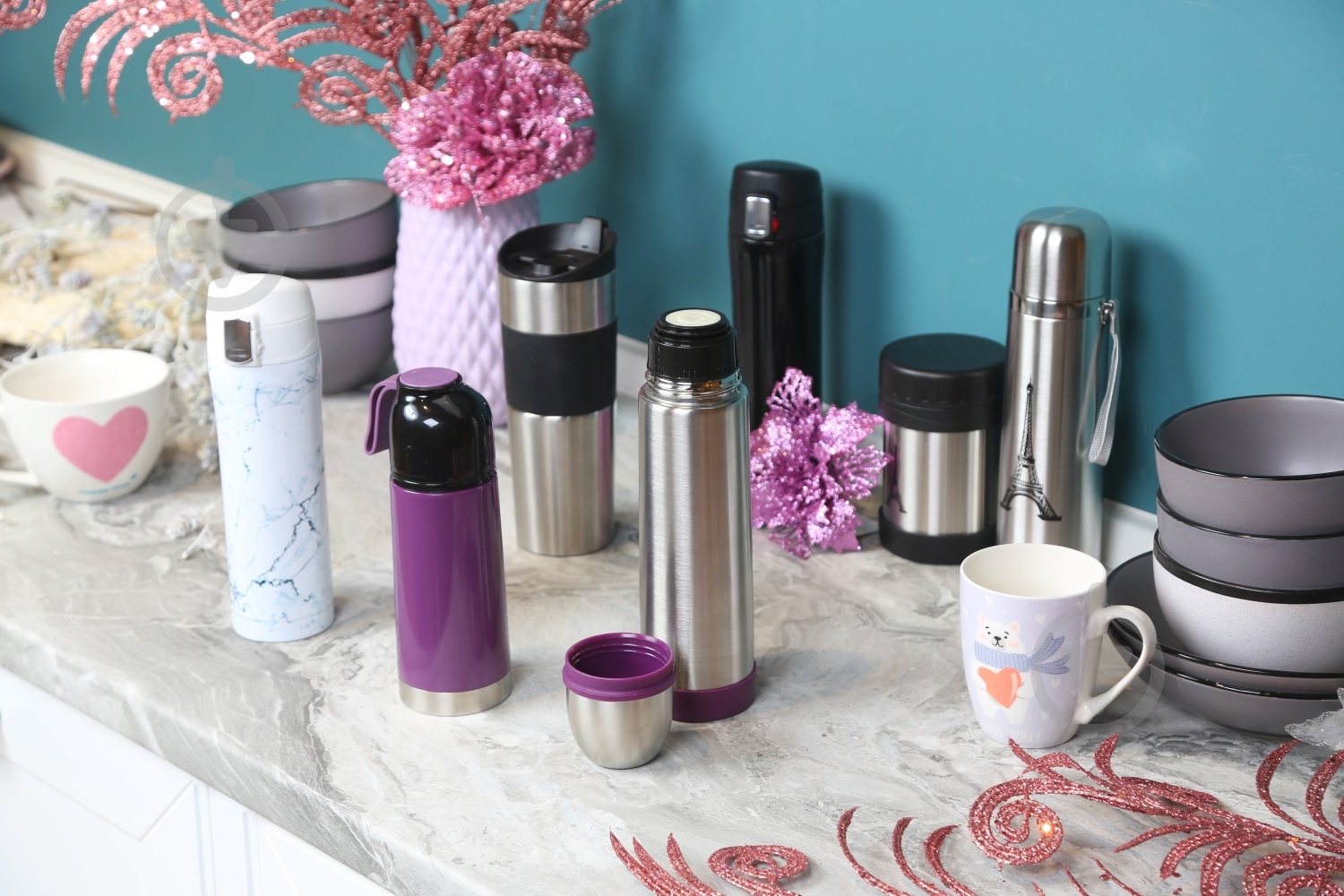 Термочашка UP! (Underprice) Orion Black 450 мл - фото 4