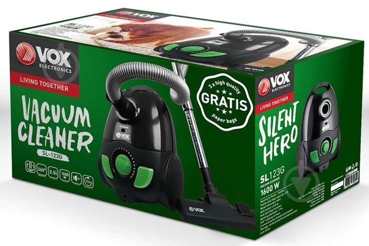 Пылесос VOX Electronics SL123G - фото 3 Пылесос VOX Electronics SL123G - фото 3