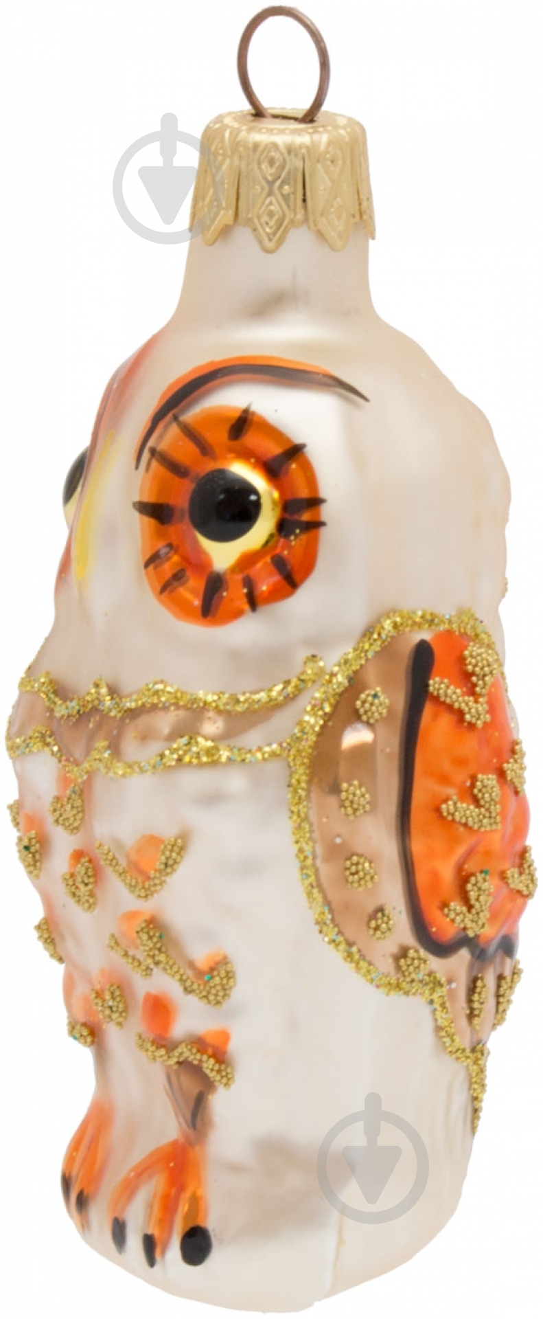 Елочная игрушка Сова 9 см - фото 2