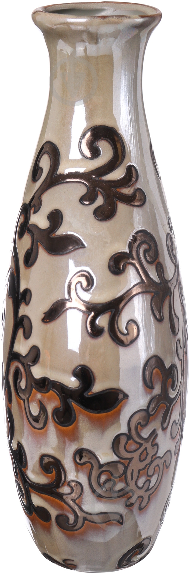 Ваза керамическая Восток 23,5 см 23,5 см бежевая HG00117B0-H3181 - фото 3 Ваза керамическая Восток 23,5 см 23,5 см бежевая HG00117B0-H3181 - фото 3