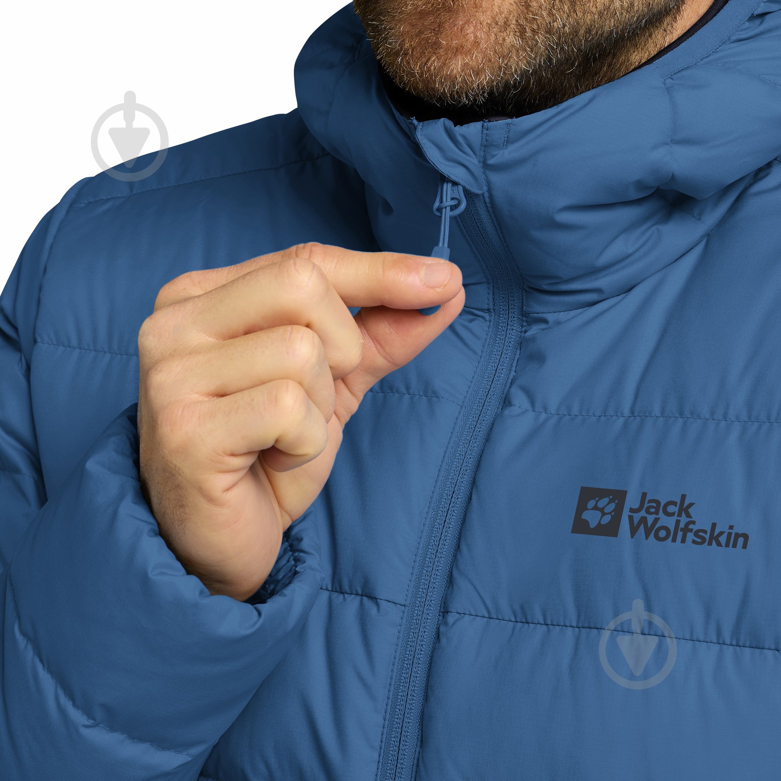 Куртка чоловіча демісезонна Jack Wolfskin ATHER DOWN HOODY M RDS 1207671_8026 р.M блакитна - фото 4 Куртка чоловіча демісезонна Jack Wolfskin ATHER DOWN HOODY M RDS 1207671_8026 р.M блакитна - фото 4