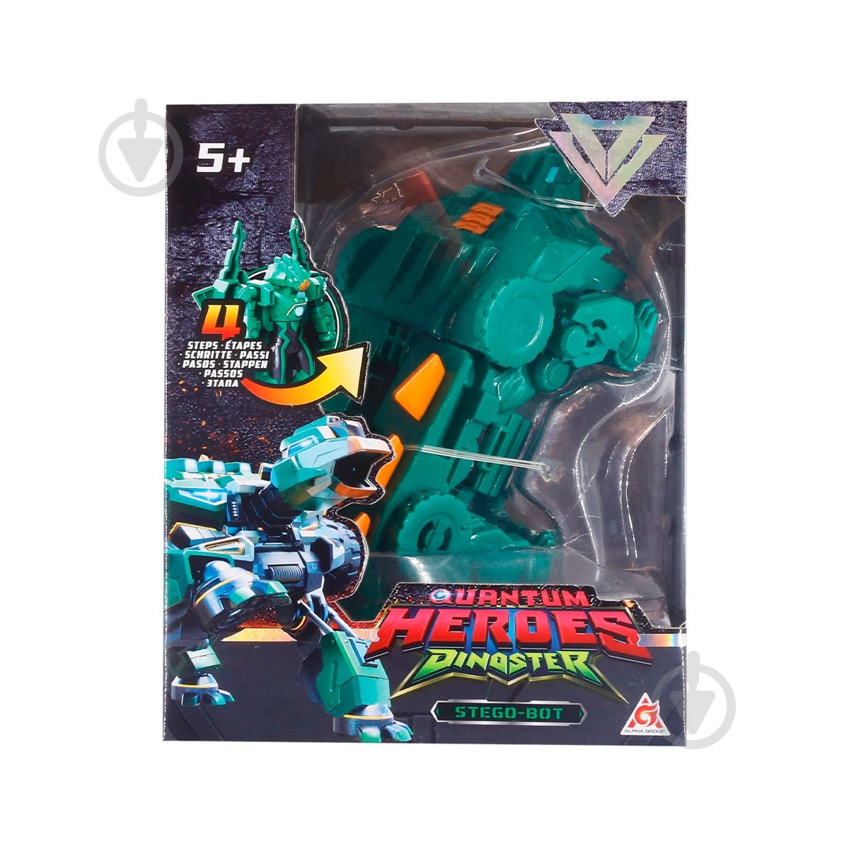 Фігурка DINOSTER Динозавр-трансформер Оз EU580853 - фото 1 Фігурка DINOSTER Динозавр-трансформер Оз EU580853 - фото 1