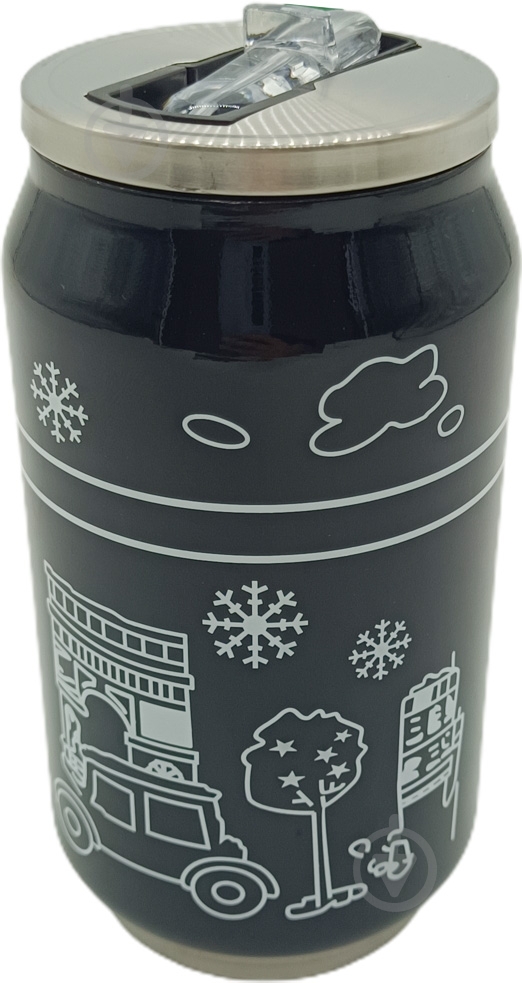 Термочашка Flamberg Blackboard 300 мл - фото 1 Термочашка Flamberg Blackboard 300 мл - фото 1