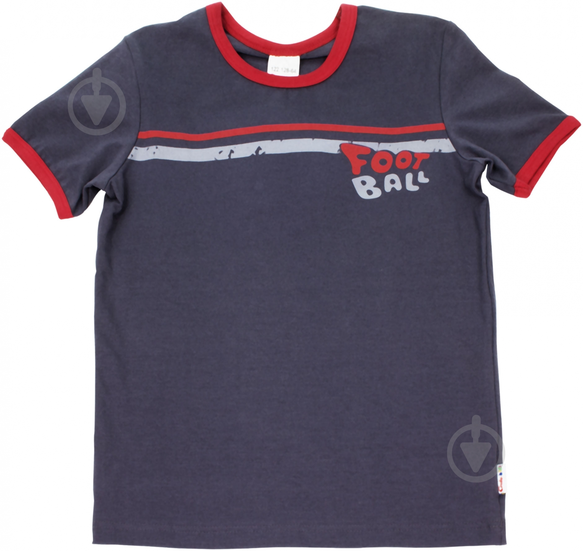 Футболка для мальчика Conte-Kids BF 014 р.122 серый с красными вставками - фото 1 Футболка для мальчика Conte-Kids BF 014 р.122 серый с красными вставками - фото 1