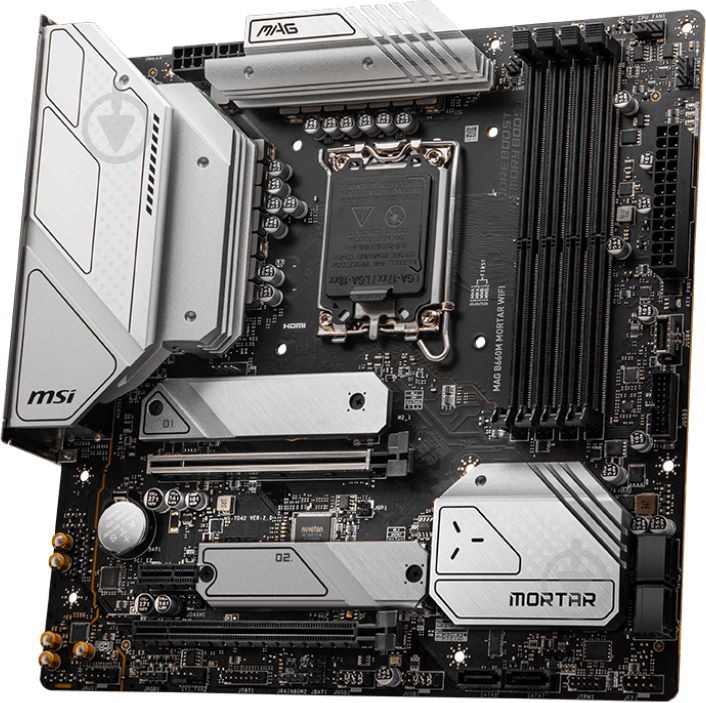 Материнская плата MSI MAG B660M MORTAR WIFI (Socket 1700, Intel B660, micro ATX) - фото 5