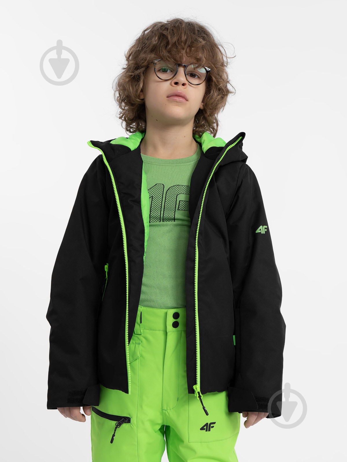 Куртка для мальчиков 4F TECHNICAL JACKET M297 4FJAW23TTJAM297-21S черная - фото 2 Куртка для мальчиков 4F TECHNICAL JACKET M297 4FJAW23TTJAM297-21S черная - фото 2