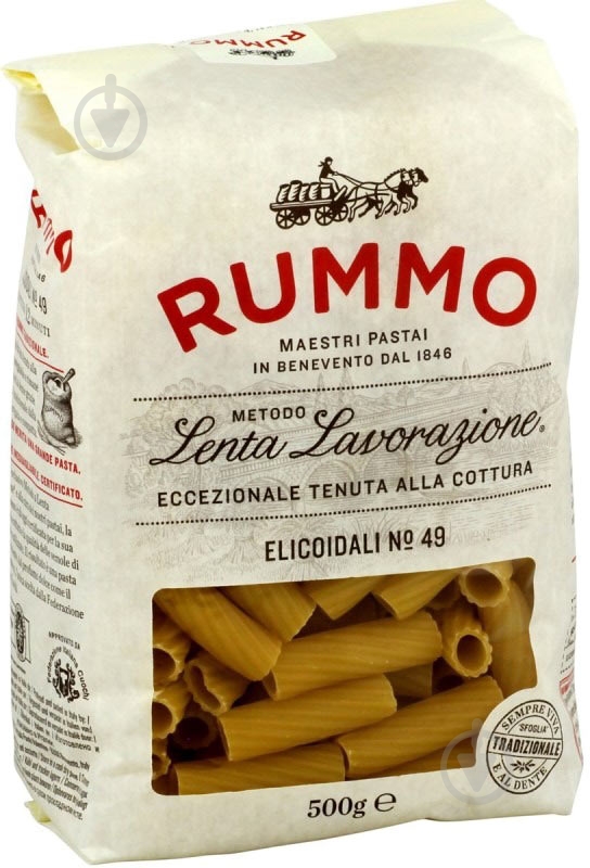 Паста TM RUMMO Эликоидали №49 500 г - фото 1 Паста TM RUMMO Эликоидали №49 500 г - фото 1