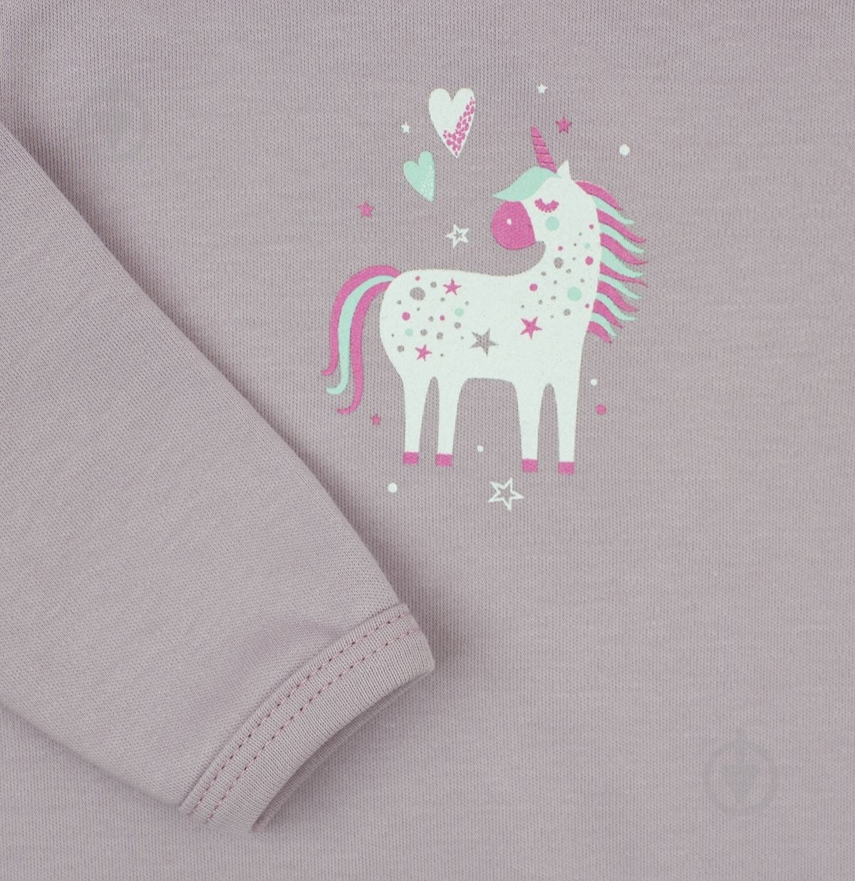 Боди для девочки Luna Kids Единорог р.68 сиреневый - фото 2
