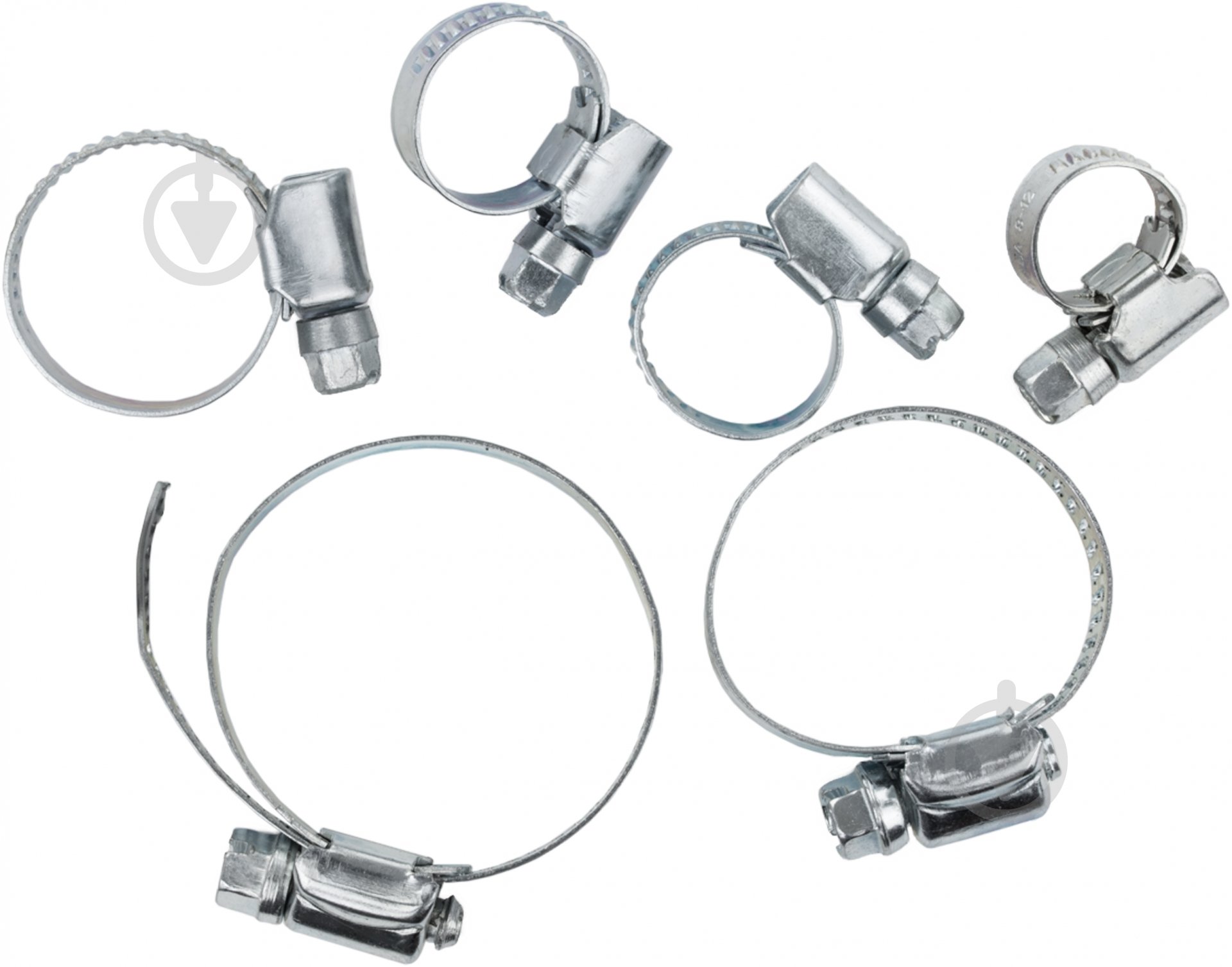 Хомут червячный набор 6 шт 6 шт. 111815 - фото 2 Хомут червячный набор 6 шт 6 шт. 111815 - фото 2