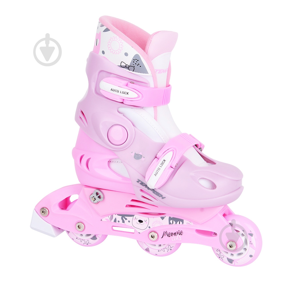 Роликові ковзани Tempish KITTY BABY SKATE 1000000008/26-29 р. 26-29 рожевий із білим - фото 1