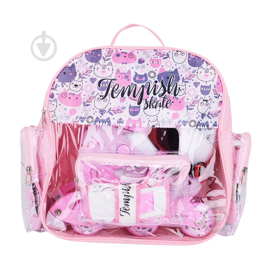 Роликові ковзани Tempish KITTY BABY SKATE 1000000008/26-29 р. 26-29 рожевий із білим - фото 6