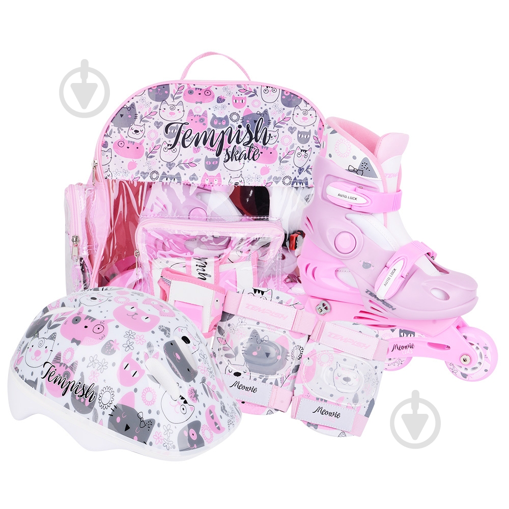 Роликові ковзани Tempish KITTY BABY SKATE 1000000008/26-29 р. 26-29 рожевий із білим - фото 3
