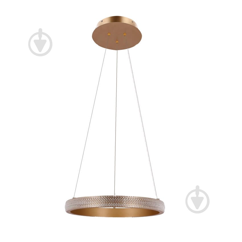 Люстра подвесная Candellux Hashim 1x22 Вт золото/прозрачный 31-28457 - фото 1