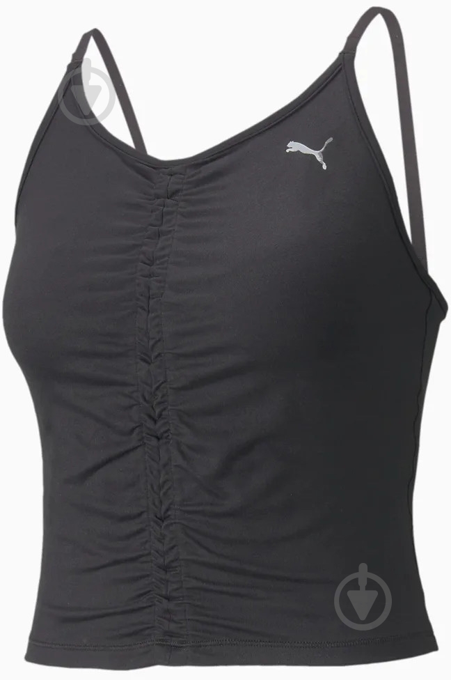 Майка Puma STUDIO FOUNDATION RUCHED TNK 52160401 р.M черный - фото 4